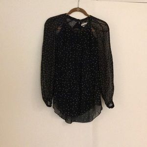 Isabel Marant Etoille Black floral print blouse